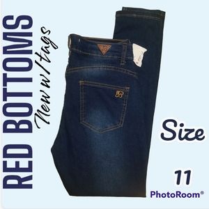 CHRISTIAN lOUBOUTIN RED BOTTOM JEANS☆NWT